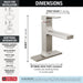 Delta Velum 537 Single Handle Bathroom Faucet