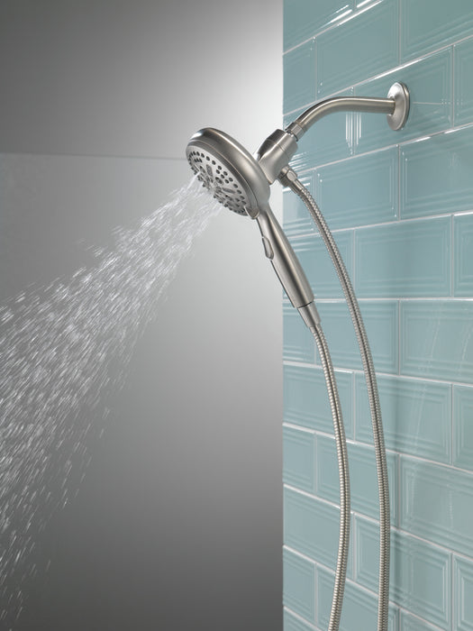 Delta Universal Showering Components: 7-Setting SureDock Magnetic Hand Shower