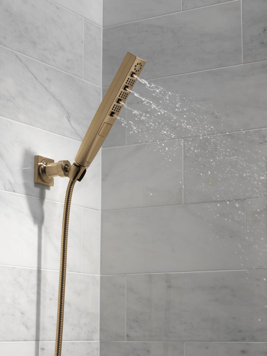 Delta Universal Showering Components: H2Okinetic 4-Setting Wall Mount Hand Shower