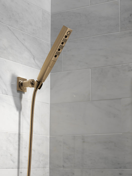 Delta Universal Showering Components: H2Okinetic 4-Setting Wall Mount Hand Shower