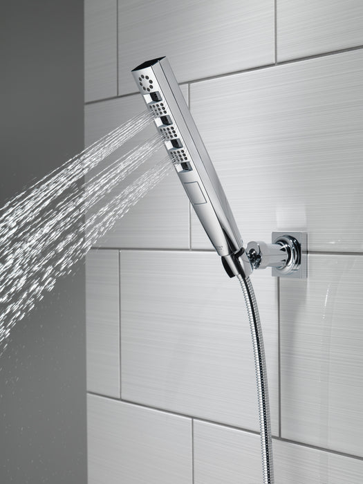 Delta Universal Showering Components: H2Okinetic 4-Setting Wall Mount Hand Shower