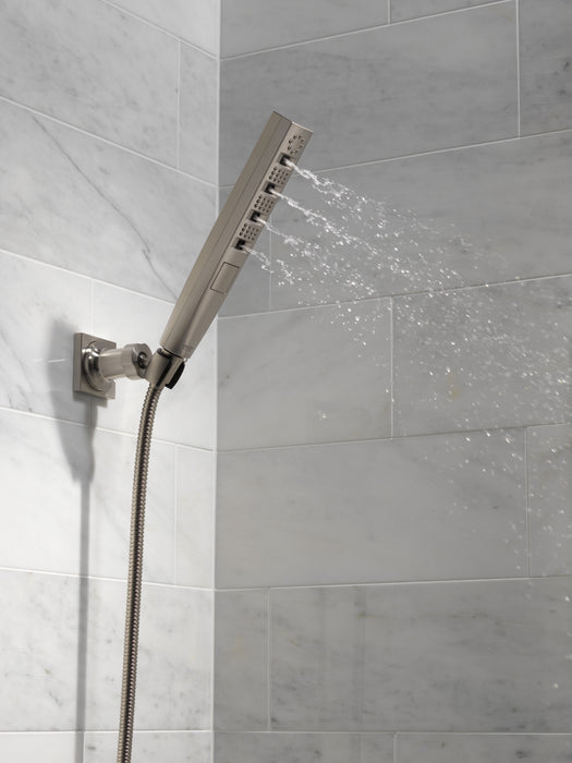 Delta Universal Showering Components: H2Okinetic 4-Setting Wall Mount Hand Shower