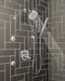 Delta Universal Showering Components 55421 H2OKINETIC Single-Setting Adjustable Wall Mount Hand Shower, chrome - view 4