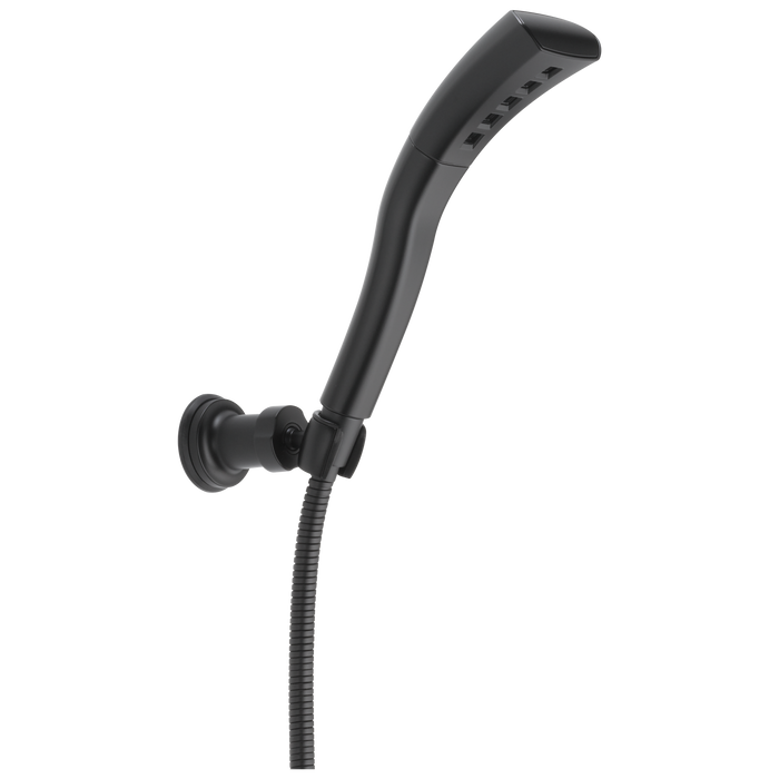 Delta Universal Showering Components 55421 H2OKINETIC Single-Setting Adjustable Wall Mount Hand Shower, matte black
