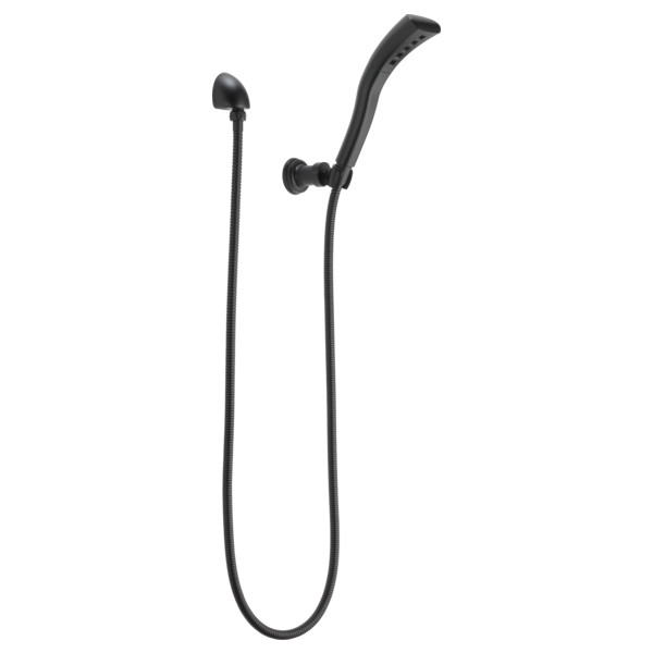 Delta Universal Showering Components 55421 H2OKINETIC Single-Setting Adjustable Wall Mount Hand Shower, matte black - view 2