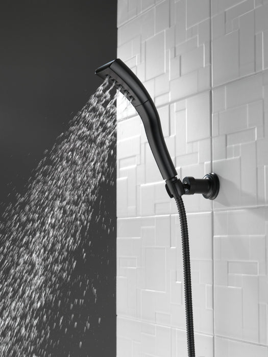 Delta Universal Showering Components 55421 H2OKINETIC Single-Setting Adjustable Wall Mount Hand Shower, matte black - view 4