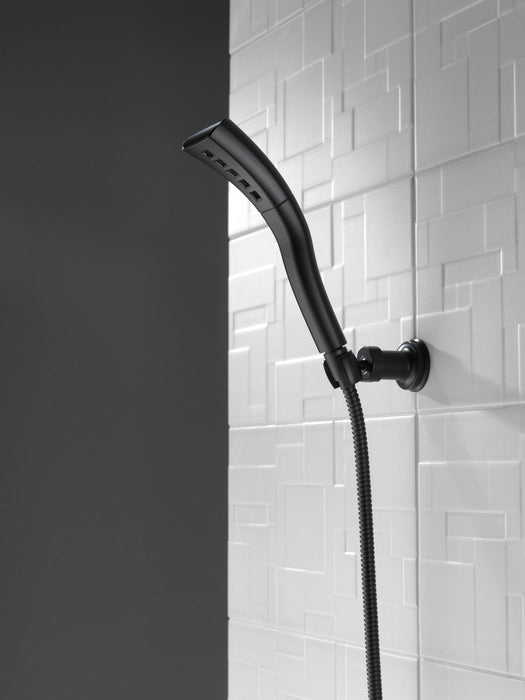 Delta Universal Showering Components 55421 H2OKINETIC Single-Setting Adjustable Wall Mount Hand Shower, matte black - view 5
