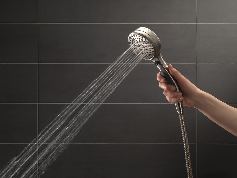 Delta Universal Showering Components: ActivTouch 9-Setting Adjustable Wall Mount Hand Shower