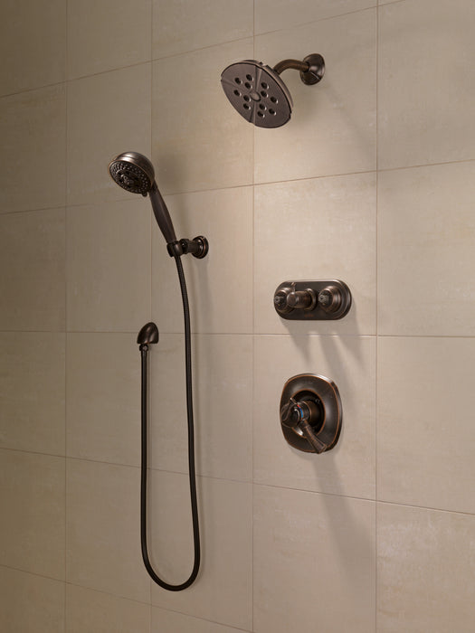 Delta Universal Showering Components: H2OKinetic5-Setting Adjustable Wall Mount Hand Shower