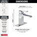 Delta Ara:568LF Single Handle Channel Bathroom Faucet