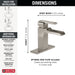 Delta Ara 568LF Single Handle Channel Bathroom Faucet