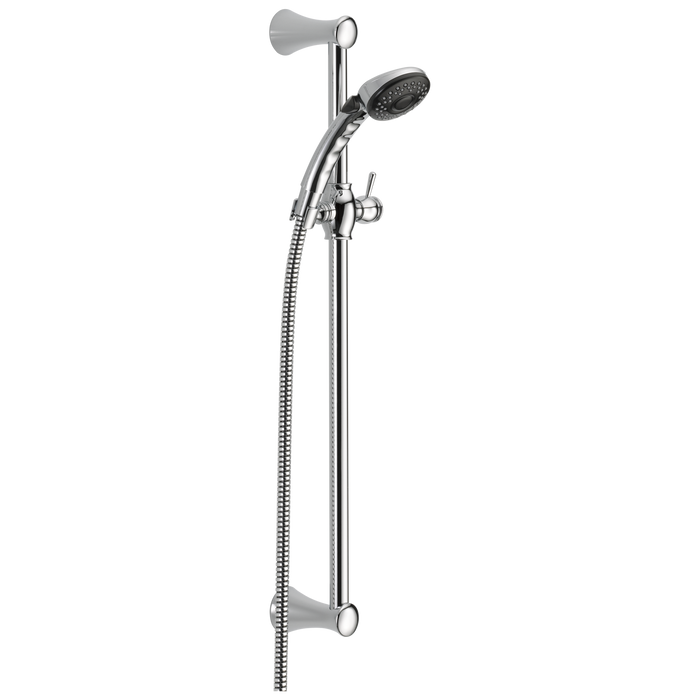 Delta Universal Showering Components 57011 Fundamentals 2-Setting Slide Bar Hand Shower