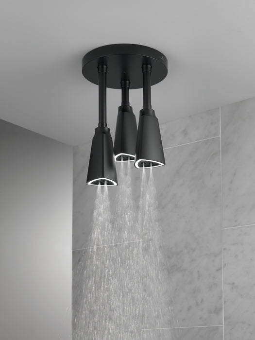 Delta Universal Showering Components 57140 H2OKINETIC Pendant Raincan Shower Head with LED Light