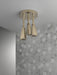 Delta Universal Showering Components 57140 H2OKINETIC Pendant Raincan Shower Head with LED Light