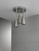 Delta Universal Showering Components 57140 H2OKINETIC Pendant Raincan Shower Head with LED Light