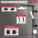 Delta Universal Showering Components 58410 Shower Column 18" Angular, matte black - view 3