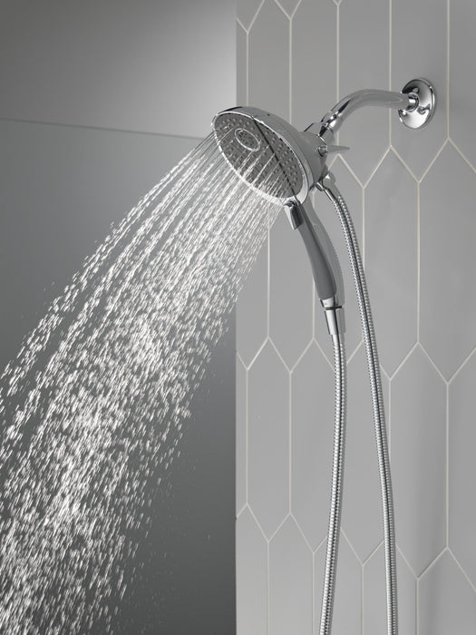 Delta Universal Showering Components 58467 In2ition 4-Setting Two-in-One Shower, chrome - view 5