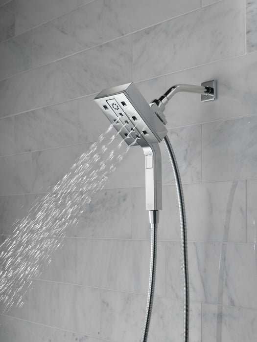 Delta Universal Showering Components 58473 H2OKINETIC In2ition 4-Setting Two-in-One Shower