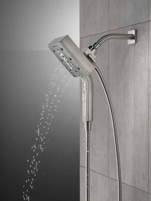 Delta Universal Showering Components 58473 H2OKINETIC In2ition 4-Setting Two-in-One Shower