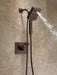 Delta Universal Showering Components 58473 H2OKINETIC In2ition 4-Setting Two-in-One Shower