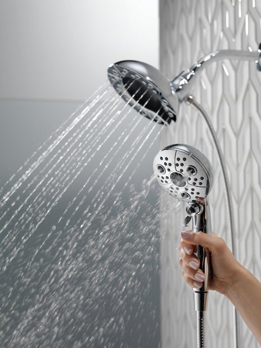 Delta Universal Showering Components 58480 H2OKINETIC In2ition 5-Setting Two-in-One Shower, chrome - view 3