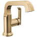 Delta Tetra 589SH Single Handle Bathroom Faucet, lumicoat champagne bronze