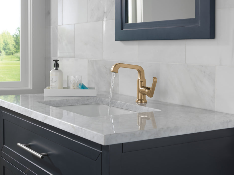 Delta Tetra: Single Handle Bathroom Faucet