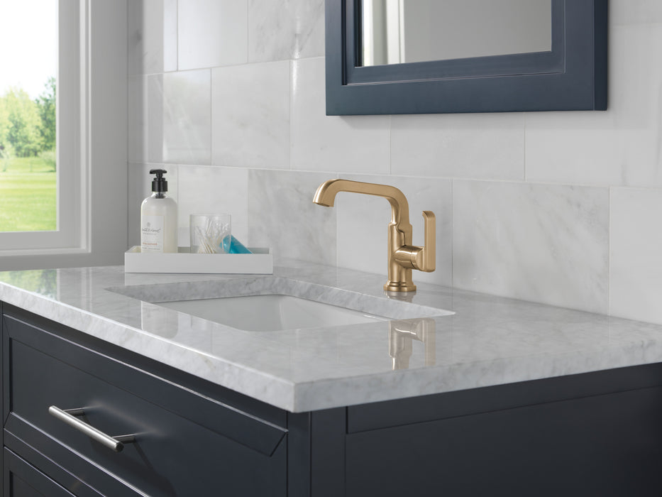 Delta Tetra: Single Handle Bathroom Faucet