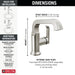 Delta Tetra: Single Handle Bathroom Faucet
