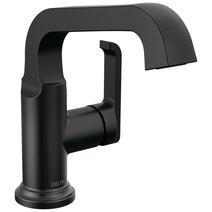 Delta Tetra 589SH Single Handle Bathroom Faucet, matte black