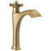Delta Dorval 657 Single Handle Mid-Height Vessel Bathroom Faucet, champagne bronze