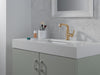 Delta Tetra: Single Handle Mid-Height Vessel Bathroom