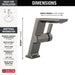 Delta Pivotal 699 Single Handle Mid-Height Vessel Bathroom Faucet