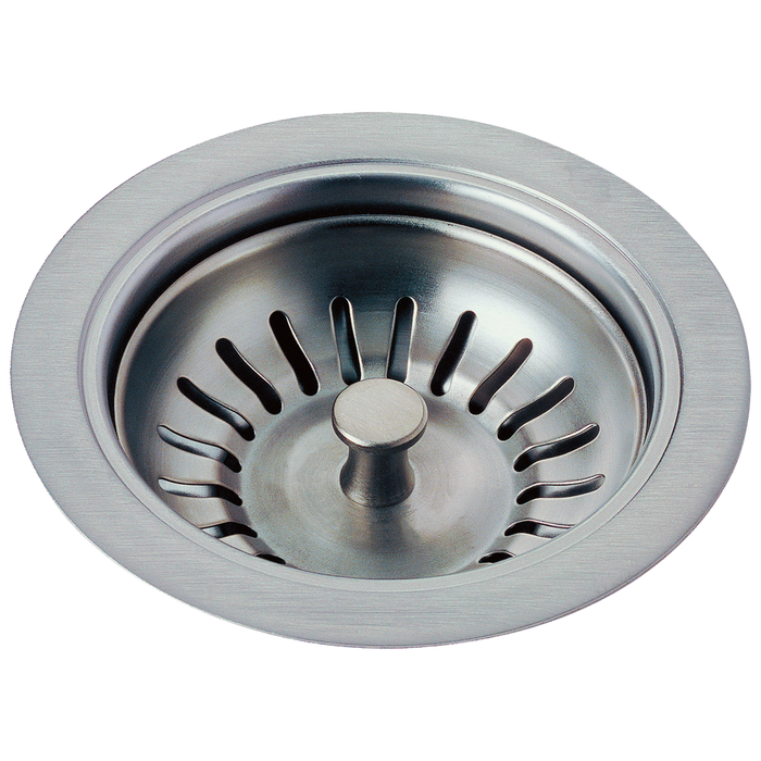 Delta 72010 Kitchen Sink Flange & Strainer, arctic stainless