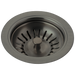 Delta 72010 Kitchen Sink Flange & Strainer, black stainless