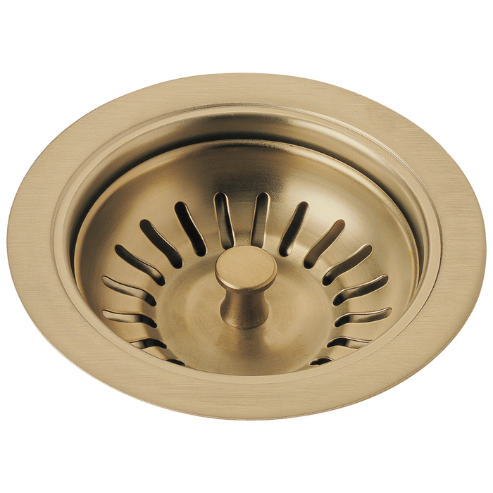 Delta 72010 Kitchen Sink Flange & Strainer, champagne bronze