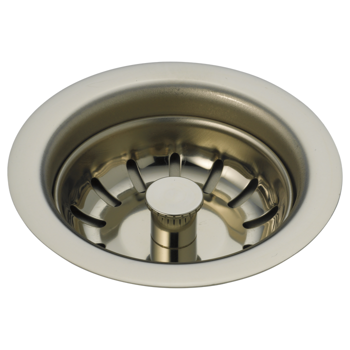 Delta 72010 Kitchen Sink Flange & Strainer, polished nickel