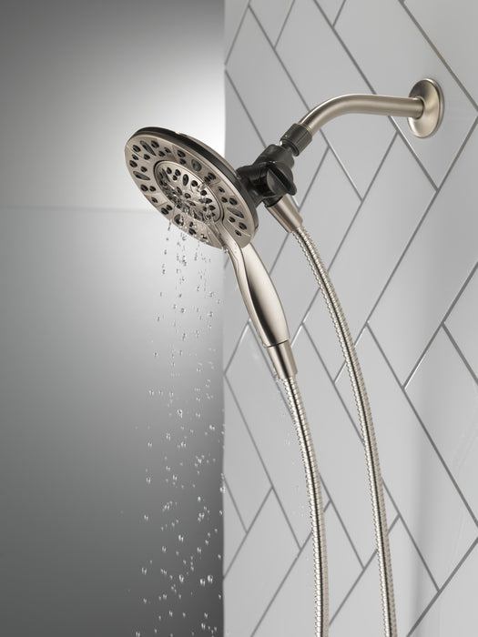 Delta Universal Showering Components 75491SN In2ition 4-Setting Two-in-One Shower