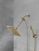 Delta Universal Showering Components 75527 10 inch Raincan Shower Head & Hand Held Combo with Adjustable Extension Arm