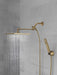 Delta Universal Showering Components 75527 10 inch Raincan Shower Head & Hand Held Combo with Adjustable Extension Arm