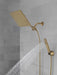 Delta Universal Showering Components 75527 10 inch Raincan Shower Head & Hand Held Combo with Adjustable Extension Arm