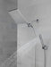 Delta Universal Showering Components 75527 10 inch Raincan Shower Head & Hand Held Combo with Adjustable Extension Arm