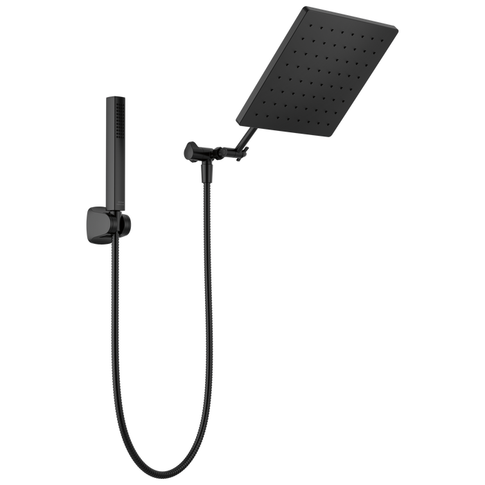 Delta Universal Showering Components 75527 10 inch Raincan Shower Head & Hand Held Combo with Adjustable Extension Arm