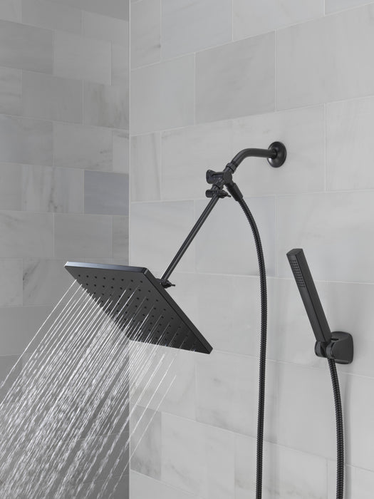 Delta Universal Showering Components 75527 10 inch Raincan Shower Head & Hand Held Combo with Adjustable Extension Arm