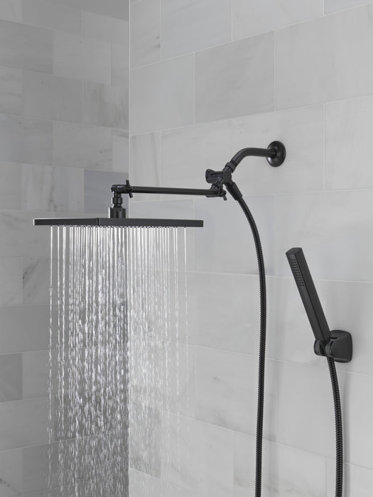 Delta Universal Showering Components 75527 10 inch Raincan Shower Head & Hand Held Combo with Adjustable Extension Arm