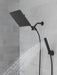 Delta Universal Showering Components 75527 10 inch Raincan Shower Head & Hand Held Combo with Adjustable Extension Arm