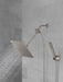 Delta Universal Showering Components 75527 10 inch Raincan Shower Head & Hand Held Combo with Adjustable Extension Arm