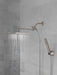 Delta Universal Showering Components 75527 10 inch Raincan Shower Head & Hand Held Combo with Adjustable Extension Arm