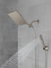 Delta Universal Showering Components 75527 10 inch Raincan Shower Head & Hand Held Combo with Adjustable Extension Arm