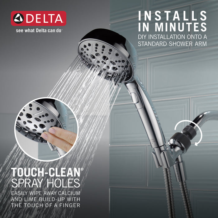 Delta Universal Showering Components 75536 H2Okinetic 6-Setting Hand Shower